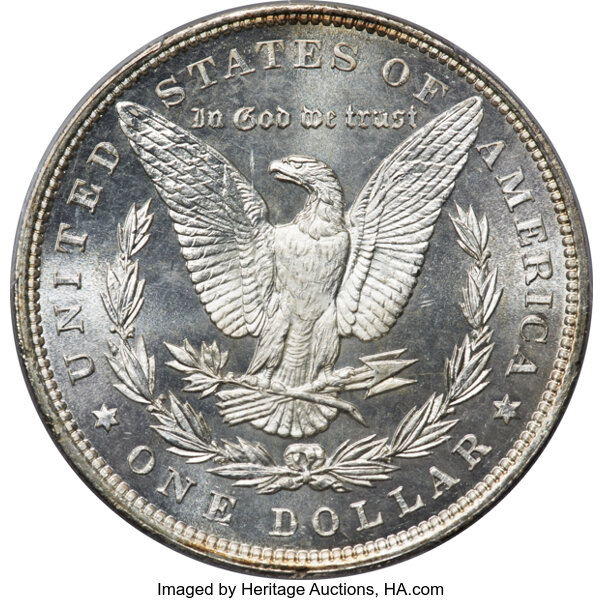 image for: 1896 $1  PCGS MS66+ PL CAC