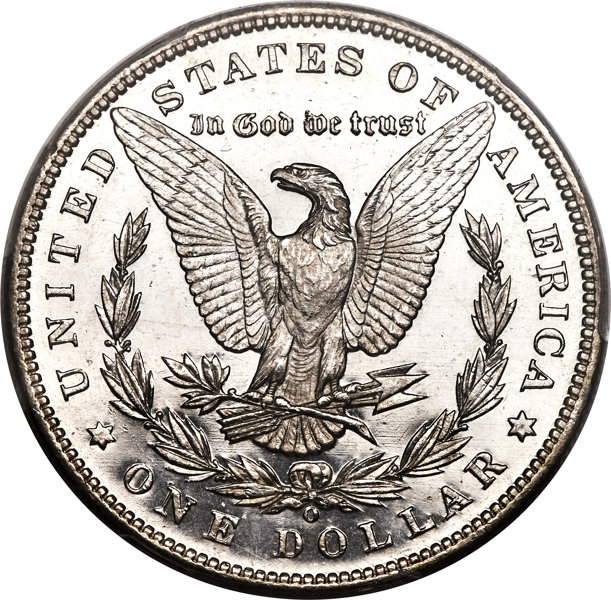 image for: 1889-O $1 MS64 Deep Mirror Prooflike PCGS. The 1889-O is a challenging issue for the collector of Prooflike and Deep Mirror...