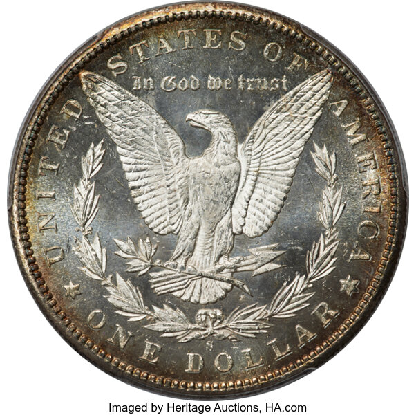 image for: 1898-S $1  PCGS MS64+ DMPL