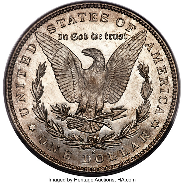 image for: 1894-S $1  PCGS MS65 PL CAC