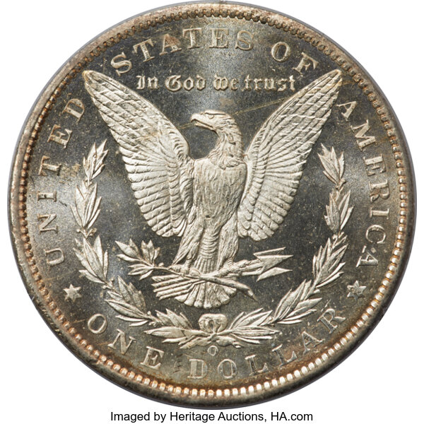 image for: 1899-O $1  PCGS MS66 DMPL CAC