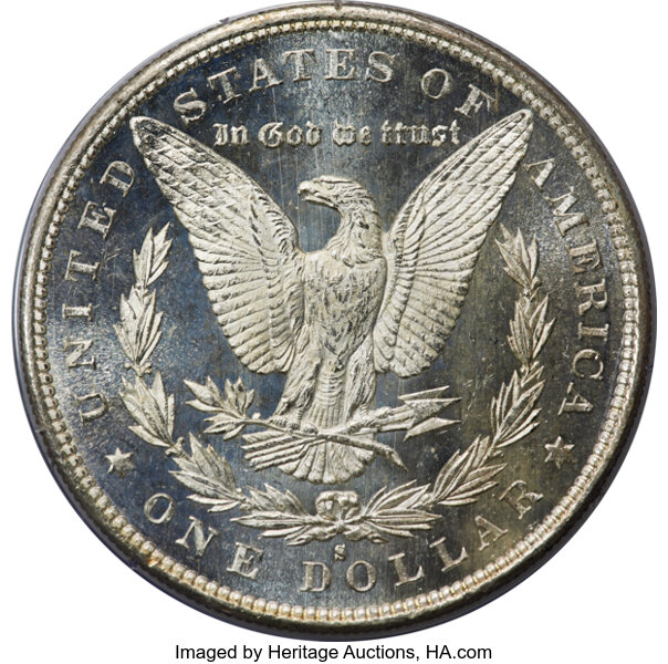 image for: 1879-S $1  PCGS MS66 DMPL