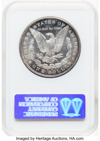 image for: 1900-O $1 MS64 Deep Prooflike NGC. Housed in a Generation 5 Fatty holder. NGC Census: (28/47). CDN: $1,500 Whsle. Bid for N...