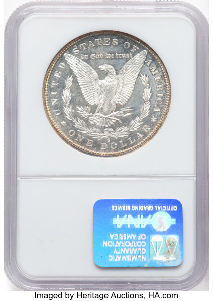 image for: 1880/79-S $1 Large S, VAM-9, MS64 Deep Prooflike NGC. A Top 100 Variety. CDN: $385 Whsle. Bid for NGC/PCGS MS64....