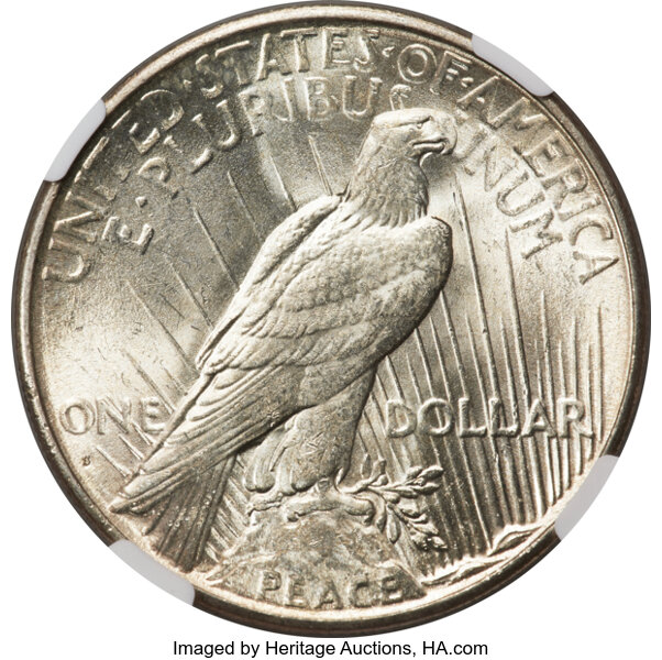 image for: 1927-S $1  NGC MS65