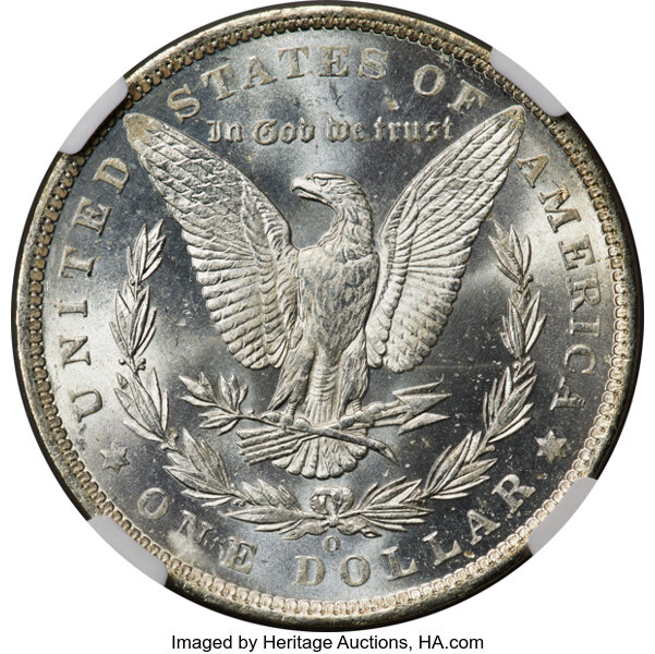 image for: 1891-O $1  NGC MS65