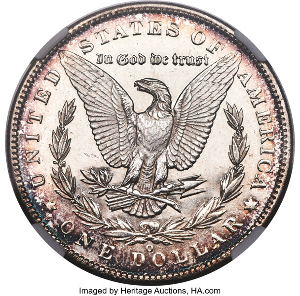 image for: 1892-O $1 MS64 Deep Prooflike NGC. The 1892-O Morgan dollar is usually available in Mint State, although Prooflike and Deep...