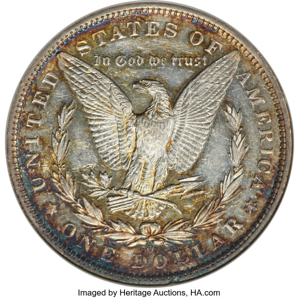 image for: 1895-O $1  NGC AU55 DMPL