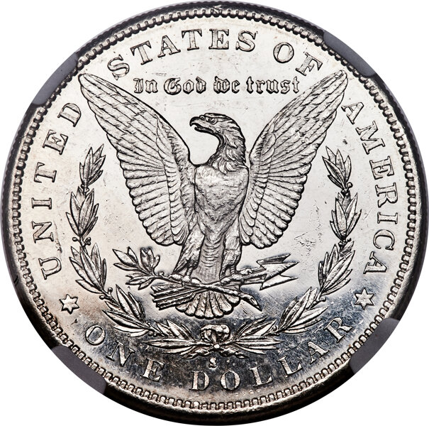 image for: 1884-S $1 MS61 Prooflike NGC. The 1884-S is a noted scarcity in Uncirculated condition, with or without reflective fields. ...