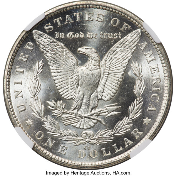 image for: 1882-CC $1  NGC MS66+ PL CAC