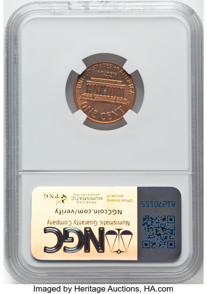 image for: 1972 1C Doubled Die Obverse, FS-103, MS66 Red NGC. Not the Guide Book variety (FS-101)....