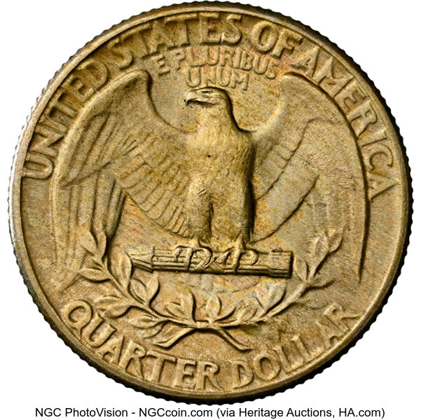 image for: 1934 25C Medium Motto, FS-402, MS65 NGC.  Mintage 31,912,052....