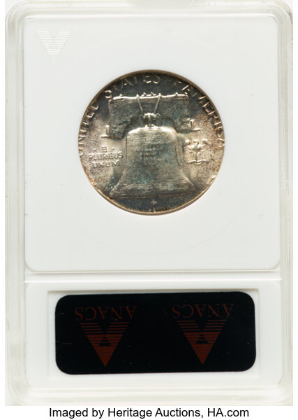 image for: 1957 50c ANACS MS62