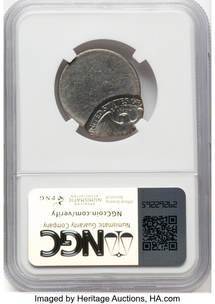 image for: 1995-P 25C Washington Quarter -- Struck 65% off-Center -- MS65 NGC. NGC Census: (22/206)....