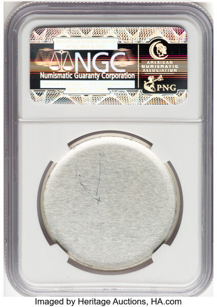 image for: 1986 Silver Eagle $1  NGC MS60