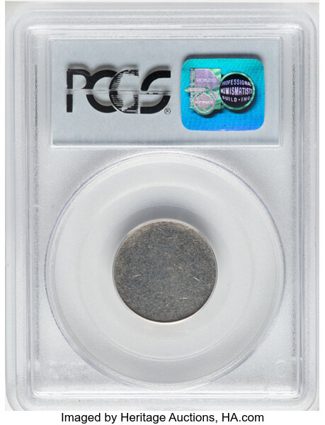 image for: 1866 Rays 5c PCGS AU58