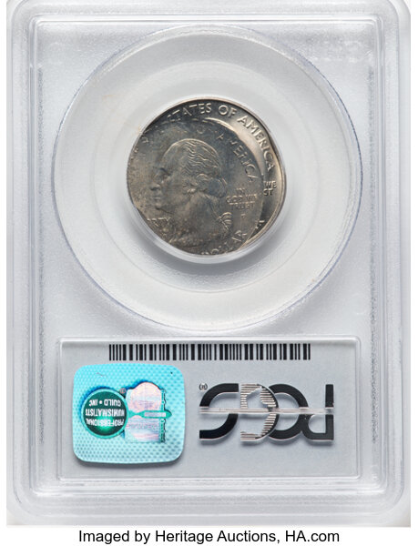 image for: 2001-P New York 25c PCGS MS63