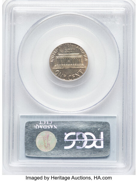 image for: 1962-D 1c PCGS AU58 RD
