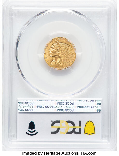 image for: 1929 $2 1/2 PCGS MS63