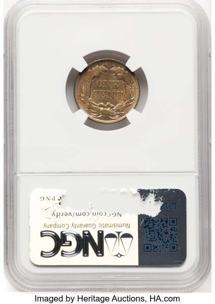 image for: 1857 Flying Eagle 1c NGC MS63