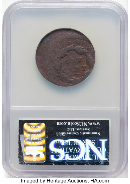 image for: 1831 Medium Letters, N-2 1c NCS VG8 BN