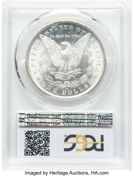 image for: 1882-CC $1  PCGS MS65