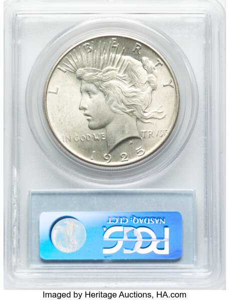 image for: 1925 $1  PCGS MS64