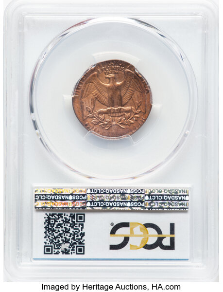 image for: 1981-P 25c PCGS MS62