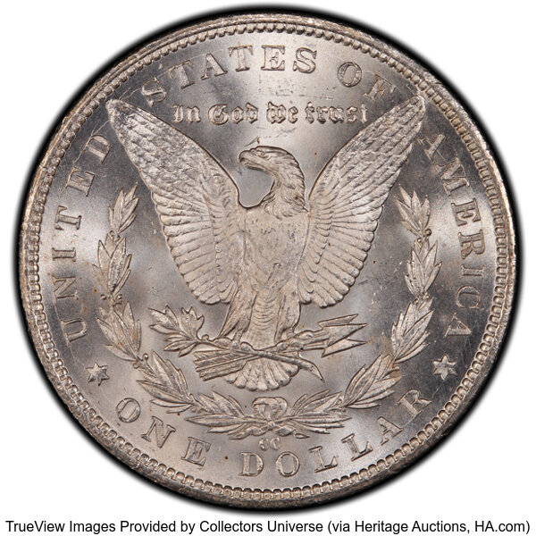 image for: 1885-CC $1  PCGS MS67