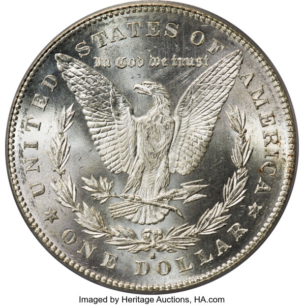 image for: 1879-S Reverse of 1878 $1  PCGS MS65
