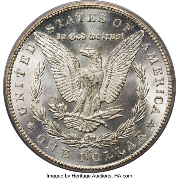 image for: 1879-CC $1  PCGS MS64