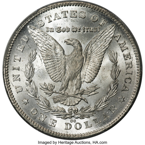 image for: 1880/79-CC Reverse of 1878, VAM-4 $1  PCGS MS66