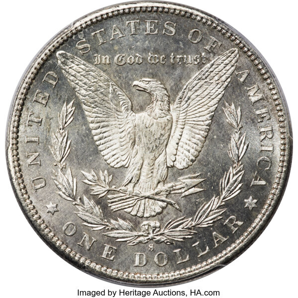 image for: 1887-S $1  PCGS MS66