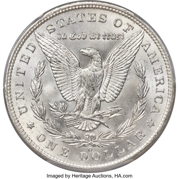 image for: 1888-O $1  PCGS MS66