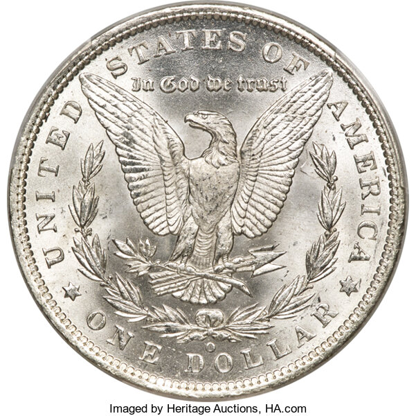image for: 1889-O $1  PCGS MS65