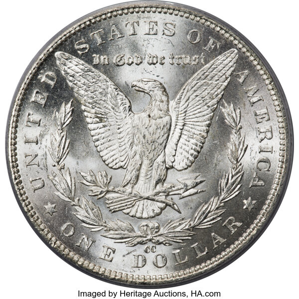 image for: 1891-CC $1  PCGS MS65