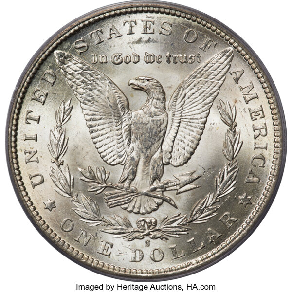 image for: 1896-S $1  PCGS MS64