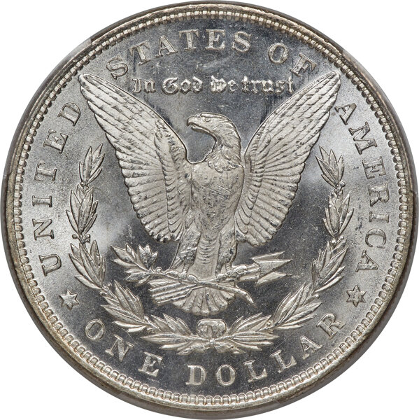 image for: 1891 $1  PCGS MS65+