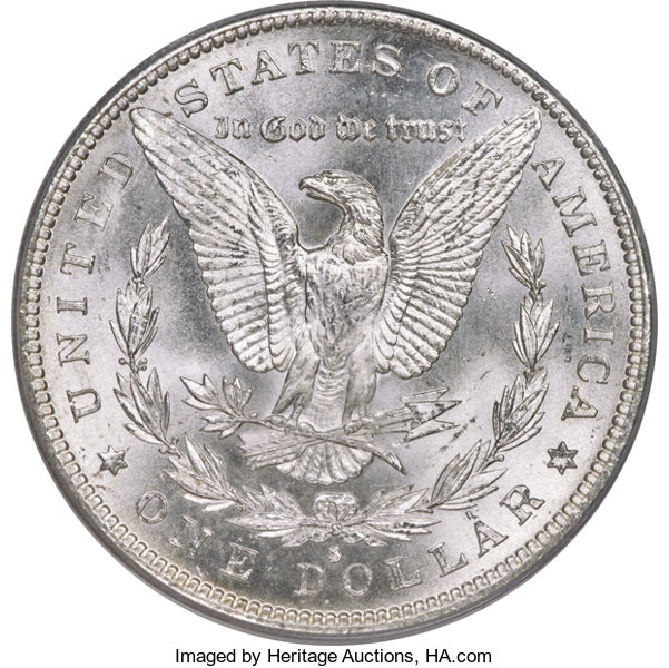 image for: 1889-S $1  PCGS MS66