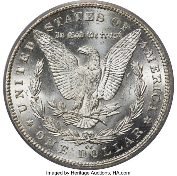 image for: 1893-CC $1  PCGS MS64