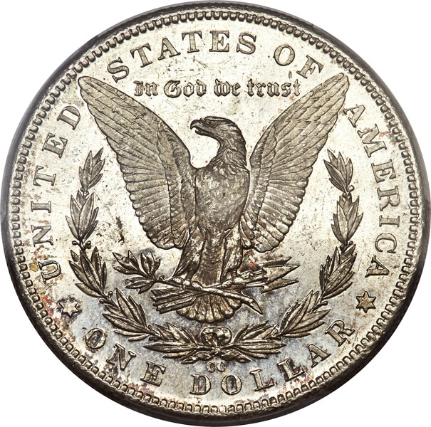 image for: 1889-CC $1  PCGS MS62