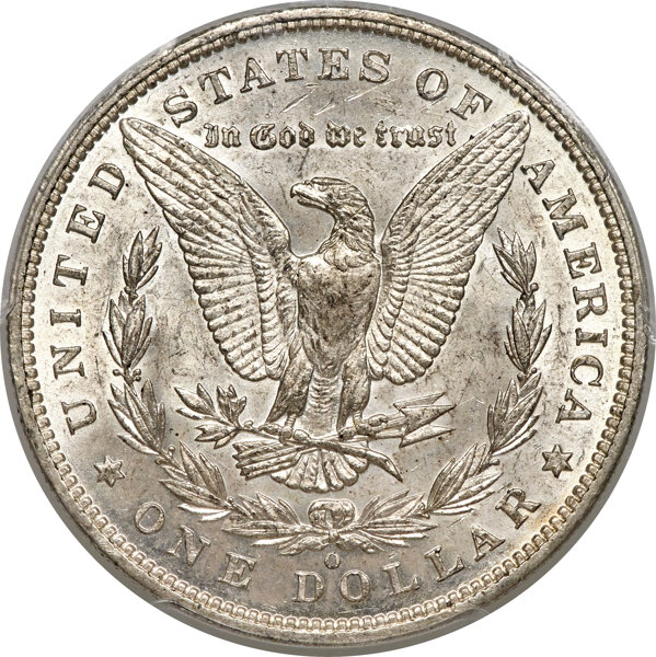 image for: 1895-O $1  PCGS MS61