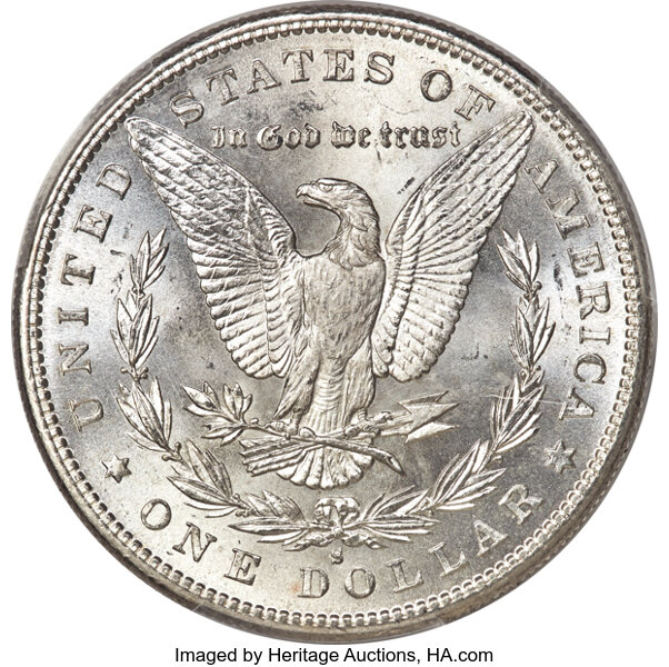 image for: 1886-S $1  PCGS MS66+ CAC