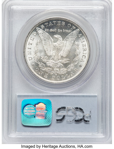 image for: 1880/9-S Overdate, VAM-11 $1  PCGS MS67