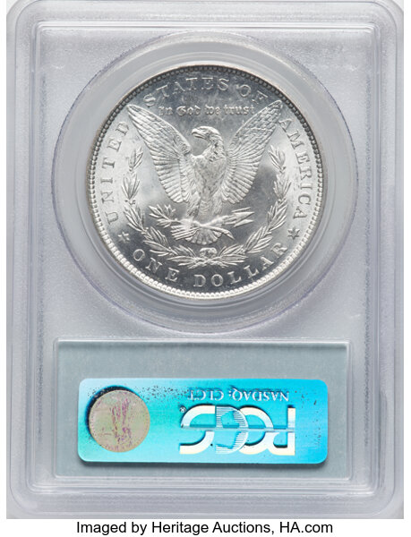 image for: 1878 7TF Reverse of 1879 $1  PCGS MS65