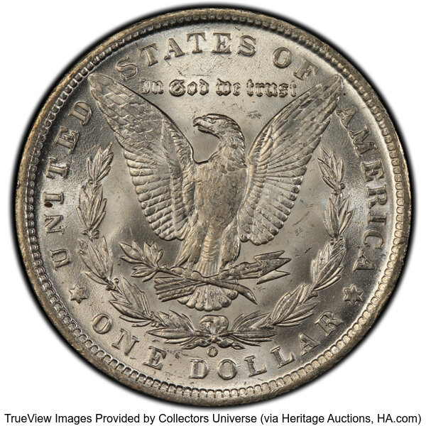image for: 1890-O $1  PCGS MS65+