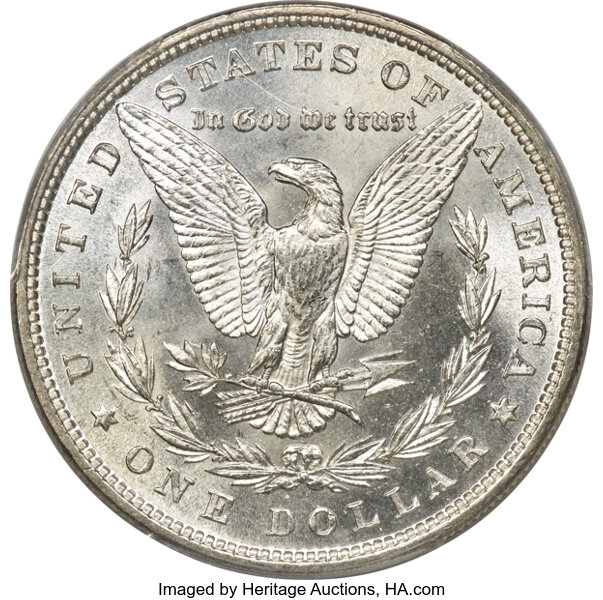 image for: 1879 $1  PCGS MS66+