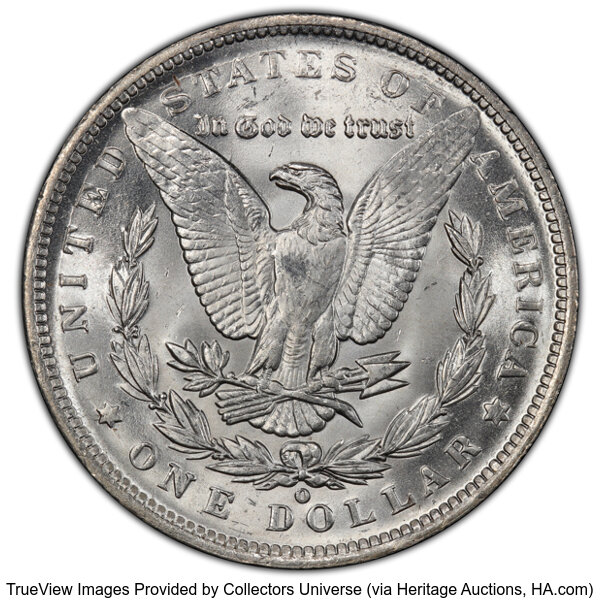 image for: 1891-O $1  PCGS MS65