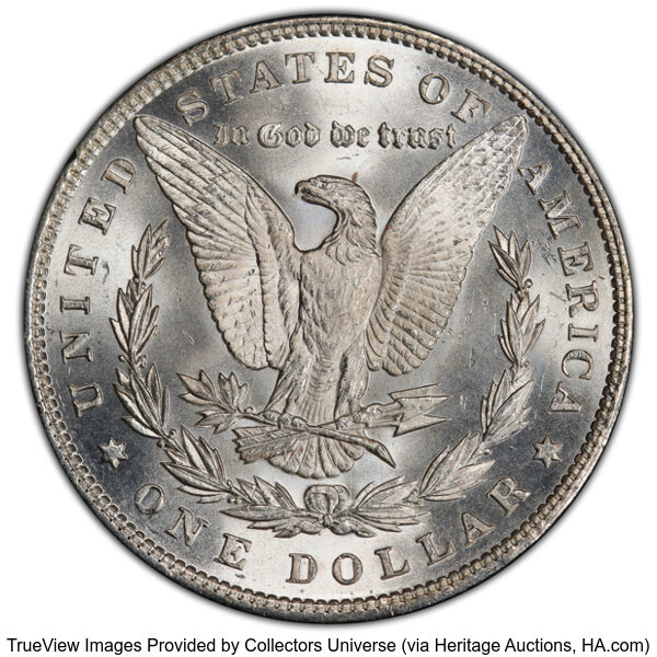 image for: 1893 $1  PCGS MS65