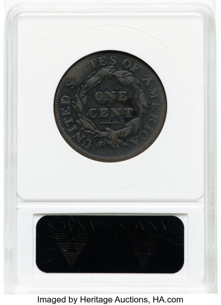 image for: 1808 1C S-277, B-1, R.2 -- Corroded -- ANACS Details. Fine.  Mintage 1,007,000....